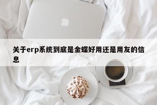 关于erp系统到底是金蝶好用还是用友的信息