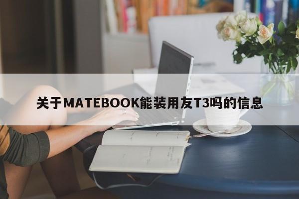 关于MATEBOOK能装用友T3吗的信息